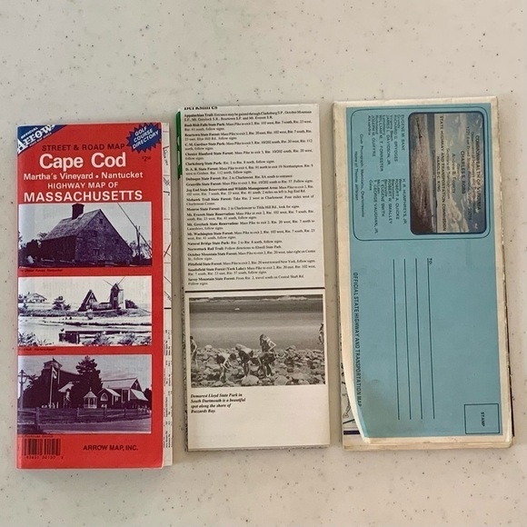 🧭 Vintage Massachusetts and Virginia Maps 📍 - Picture 2 of 2